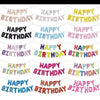 Happy Birthday Foil Balloons Banner